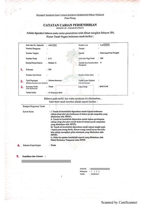 ﻿question 1 the land laws of malaysia are contained in the main pieces of legislation. Guidelines on how to read Land Search Result (Advanced ...