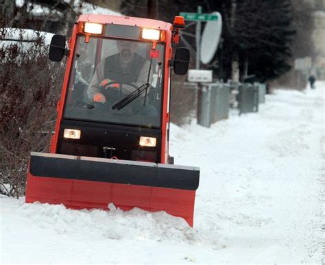 Citys New Snow Plow Stays On The Sidewalk And Turns On A Dime