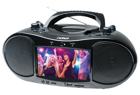Naxa Electronics Ndl 257 7 Bluetooth Dvd Boombox And Tv Free Image Download