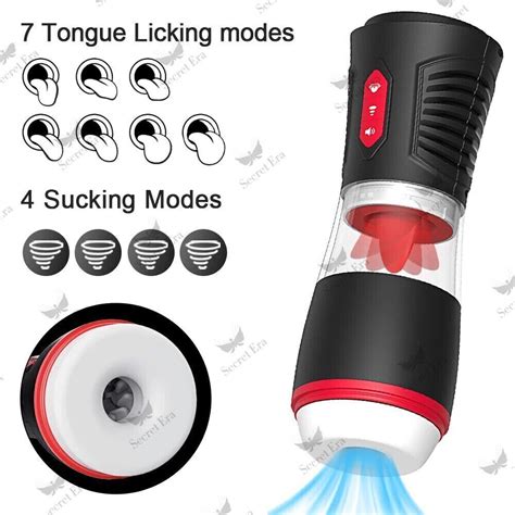 Male Automatic Masturbaters Cup Realistic Thrusting Electric Blowjob