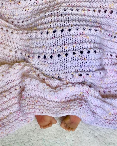 Cuddly Soft Baby Blanket Knit Pattern Easy Knitting Pattern Etsy Canada