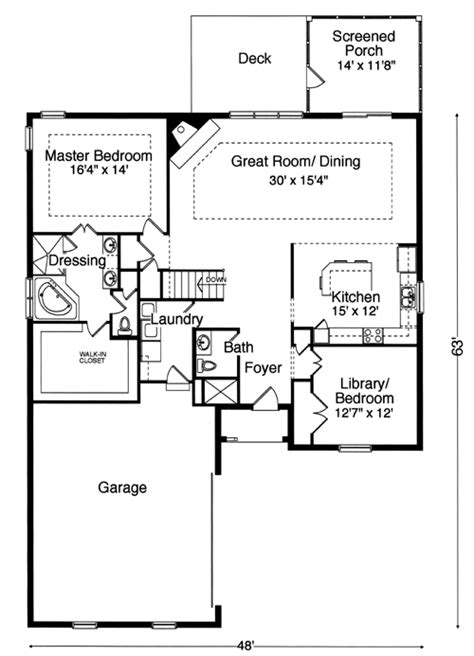 4 Bedroom Floor Plans Under 2000 Sq Ft