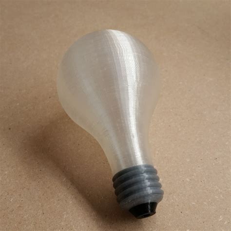 Бесплатный Stl файл 3d Printed Light Bulb・3d печатная модель для