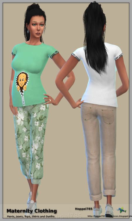 Sims 4 Maternity Clothing By Hoppel785 Tumbex