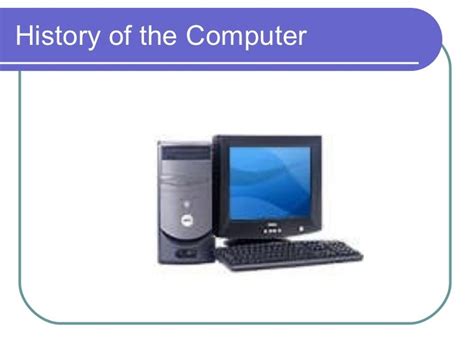 Various Types Of Computers And History