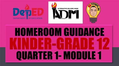 Homeroom Guidance Modules K 12 Complete Youtube