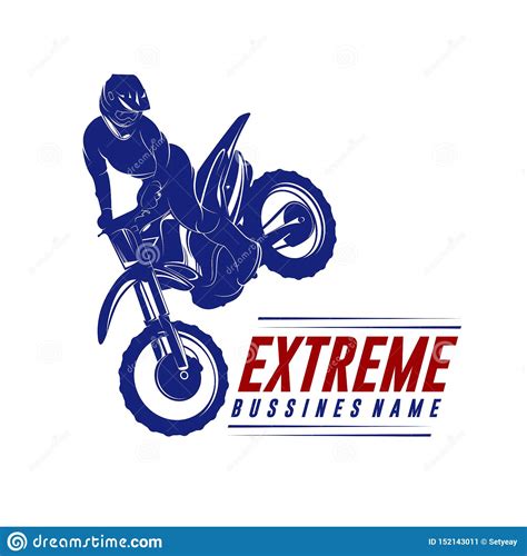 Motocross Jump Logo Vector. Motocross Freestyle Vector. Motocross ...