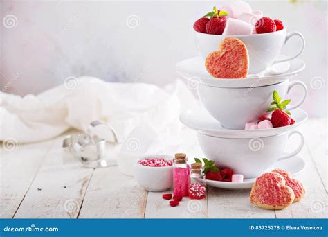 Valentines Day Sweets Concept Stock Photo Image Of Kitchen Cream