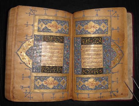 Antique Quran Исламское искусство Книги Коран
