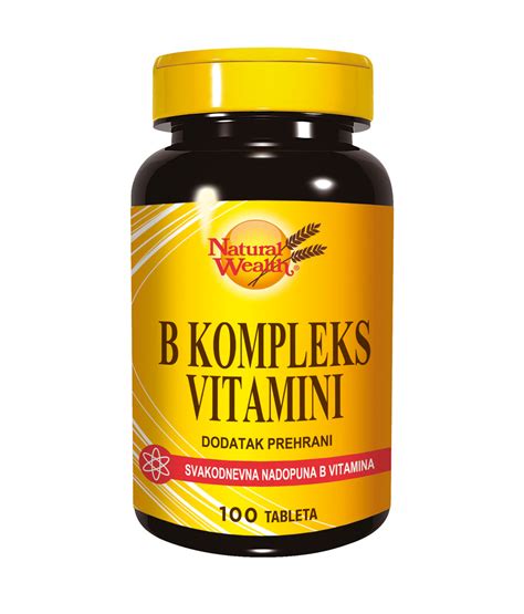 B Compleks Vitamini A 100 Tableta Natural Wealth Enarudžba