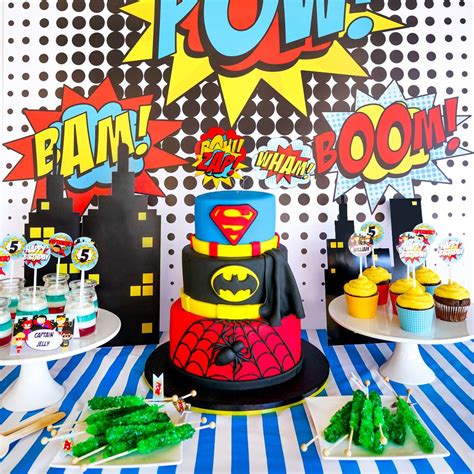 Superhero Boy Birthday Party Ideas Photo 1 Of 10 Catch My Party