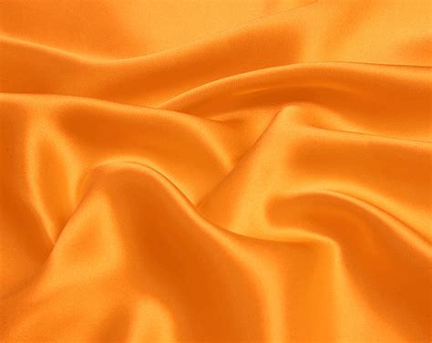 silk satin fabric pure solid fabric no 37 orange color for etsy