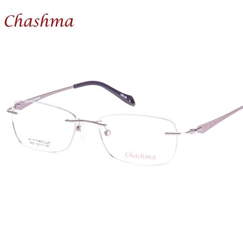 Chashma Brand Eyewear Quality Eyeglasses Female Pure Titanium Glasses
