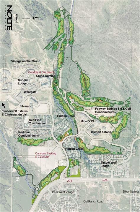 Canyons Resort Golf Course I Master Plan I Real Estate Map Golf