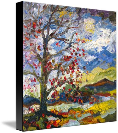 Trees Autumn Impressionism Oil Painting Sold