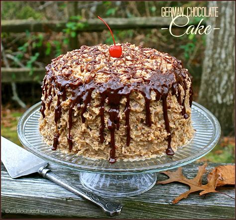 Kicked Up German Chocolate Cake From A Mix With Homemade Coconut Pecan Frosting Wildflours