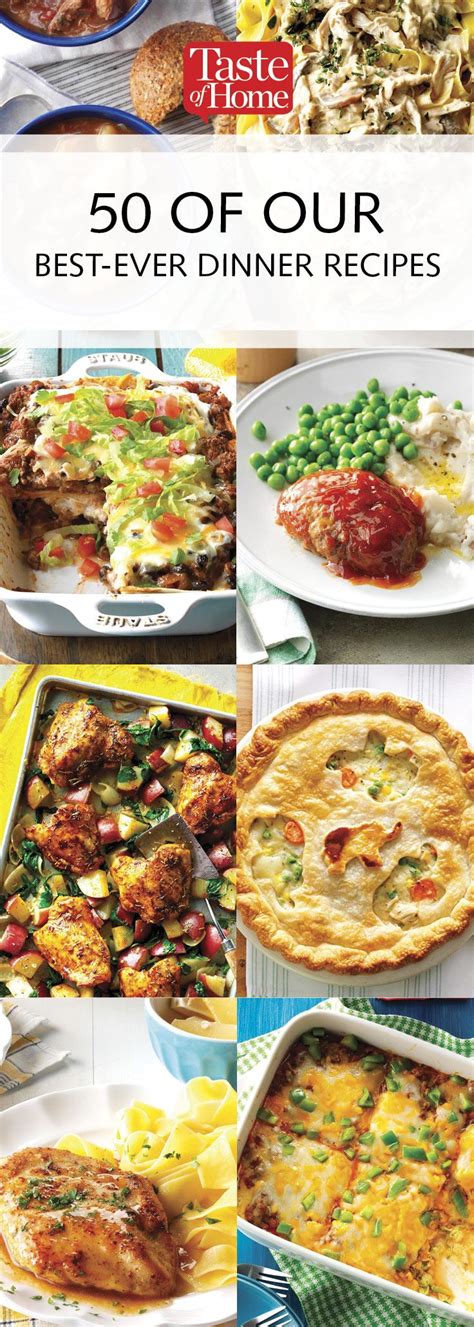 155+ easy dinner recipes for busy weeknights. 50 of Our Best-Ever Dinner Recipes | Best dinner recipes ...