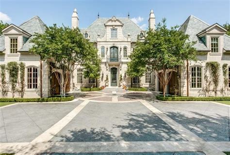 145 Million French Inspired Stone Mansion In Dallas Tx Homes Of
