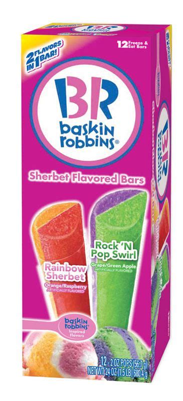 Baskin Robbins Sherbet Bars