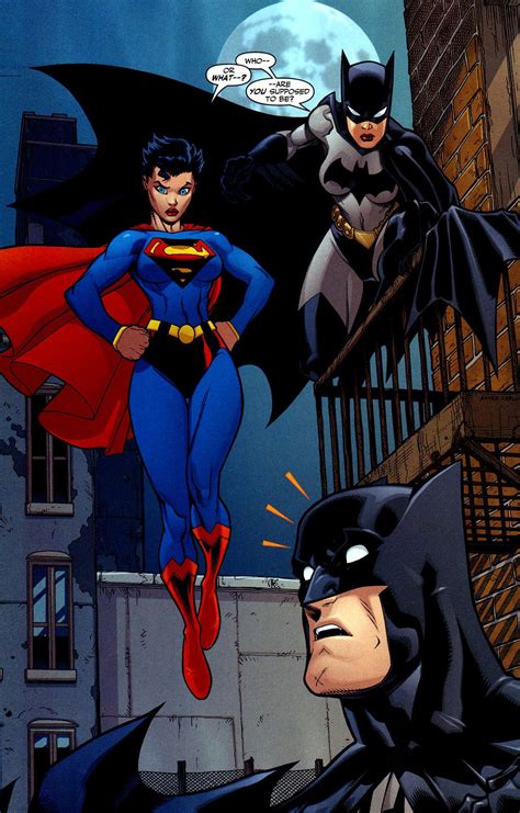 Superhero Gender Reversal Comic Art Dc Comics Art Batman And Superman