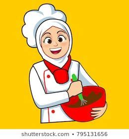 Tidak semua wanita berkeinginan atau berniat untuk hijrah memakai cadar chef muslimah png 2 png image. Épinglé sur Chaton mignon