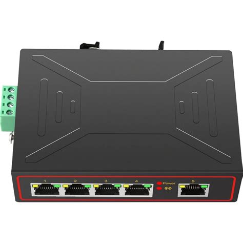 Buy 5 Port Rj45 Industrial Network Switch 10100mbps Fast Ethernet
