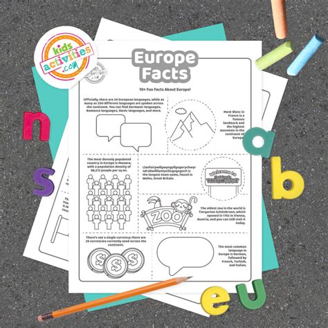 12 Cool Facts About Europe Coloring Pages Kids Activities Blog