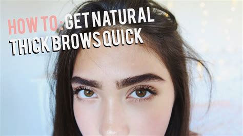 Natural Thick Eyebrows