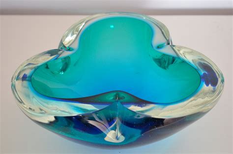 Large Sommerso Murano Glass Bowl By Flavio Poli 1960s For Sale At Pamono