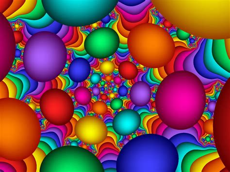 Colorful Bubbles Multicolor Abstract Background Wallpapers
