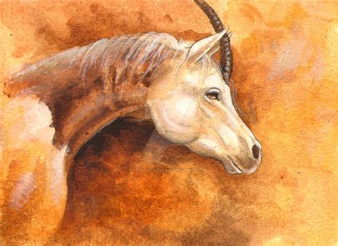 Arabian Unicorn By Brushandtea On Deviantart