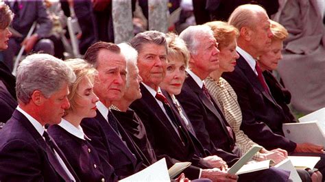 funeral for a president april 27 1994 five president s attend the funeral of richard nixon