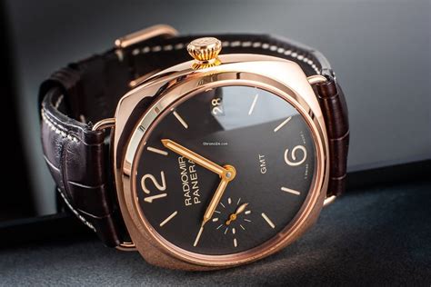 Panerai Radiomir 3 Days Gmt Pam00421 Op6832 Limited 18k 47mm For