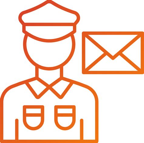 Postman Icon Style 21656339 Vector Art At Vecteezy