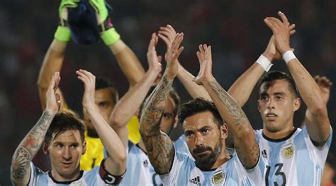 Argentina Fight Back For 2 1 Win On Lionel Messi Return Football News The Indian Express