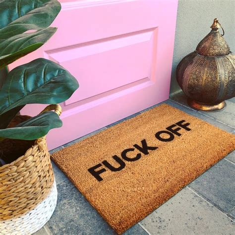 Fuck Off Doormat Funny Doormat Rude Doormat Custom Doormat Etsy