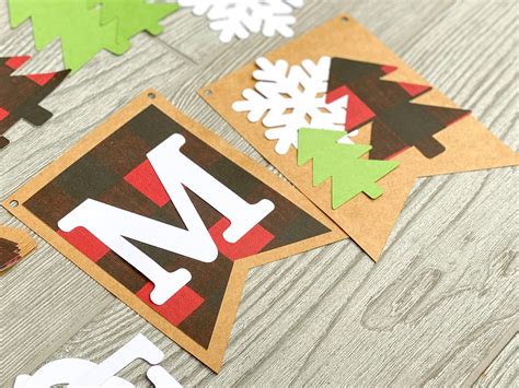 Diy Christmas Banner Kit Christmas Crafts For Adults Make Your Own H