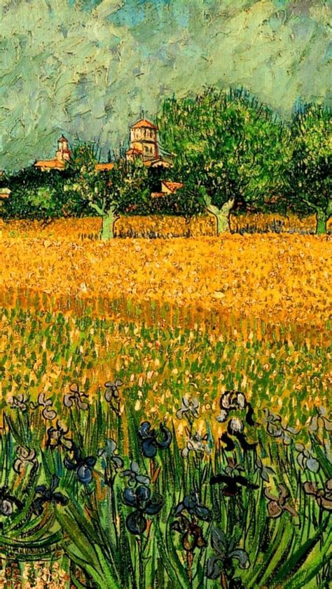 Vincent Van Gogh Paintings 1888 Field Of Flowers Near Arles Monet