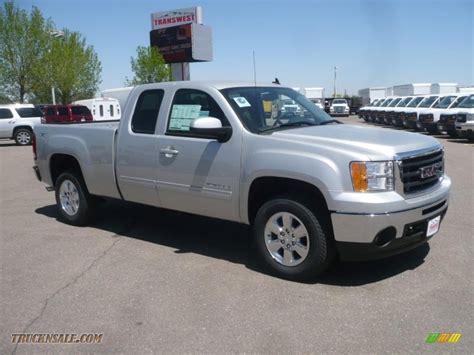 2011 Gmc Sierra 1500 Slt Extended Cab 4x4 In Pure Silver Metallic