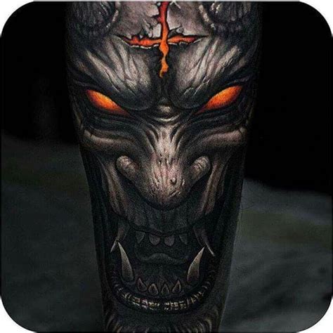 Https://techalive.net/tattoo/black Ink Demon Tattoo Designs