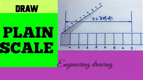 Draw Plain Scale In Engineering Drawinghow Can Draw Plain Scale Youtube