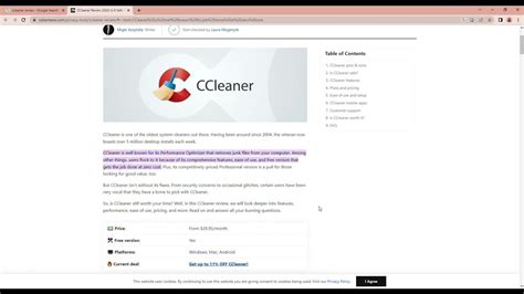 Ccleaner Review 2023 Youtube