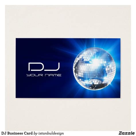 DJ Business Card | Zazzle.com | Dj business cards, Music business cards, Customizable business ...