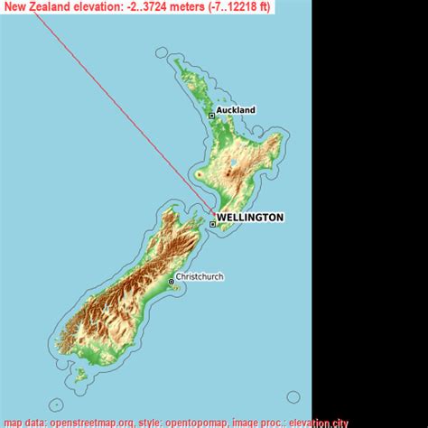 New Zealand Elevation
