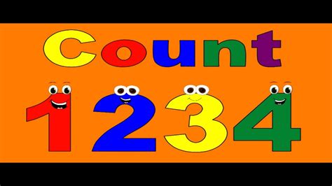 Counting 1234 Numbers Counting Counting For Children Counting For