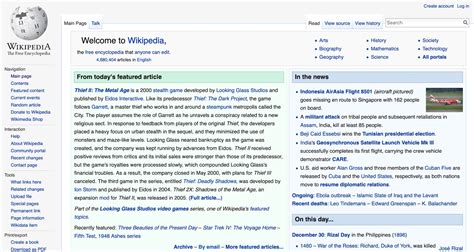 23 Years Of Wikipedia Website Design History 17 Images Version Museum