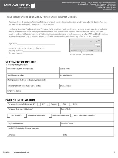 Aflac Cancer Aflac Printable Claim Forms
