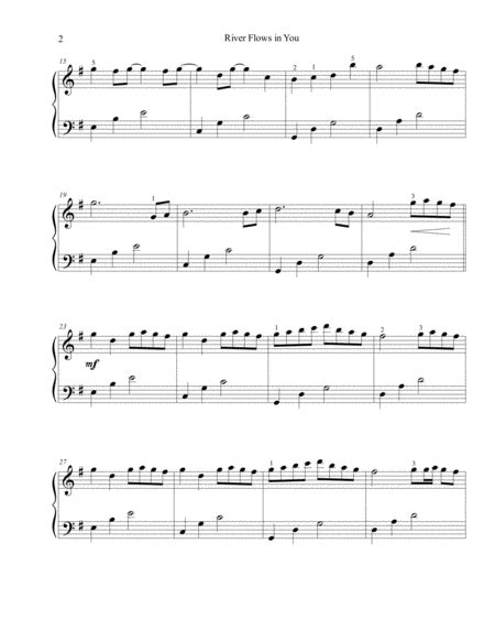 } free river flows in you piano sheet music is provided for you. River Flows In You Easy Piano Music Sheet Download - TopMusicSheet.com