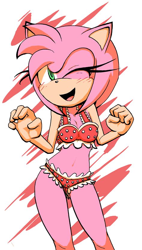 Amy Rose Summer Bikini Sonic And Amy Sonic Fan Art Rose Pictures Amy The Best Porn Website