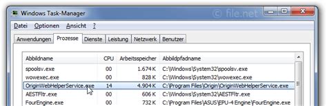 Ich hatte mit opera gedownloadet und installiert. OriginWebHelperService.exe Windows Prozess - Was ist das?